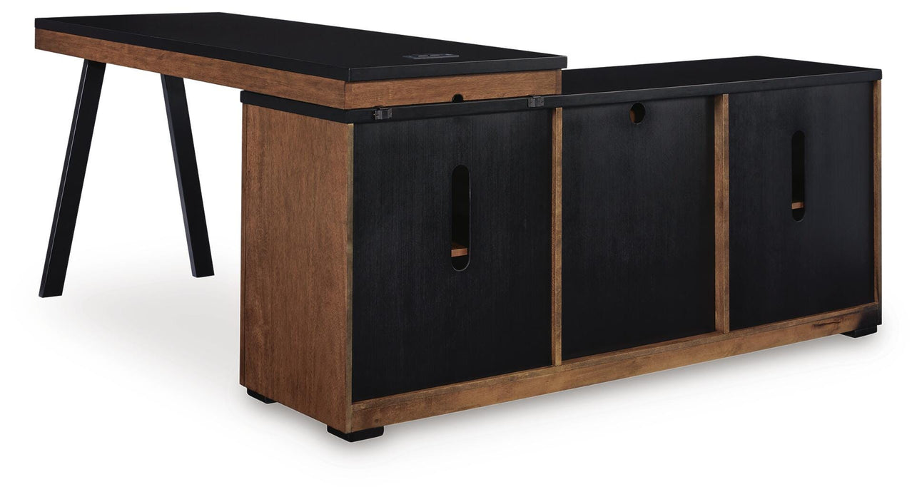 Kallari Credenza with Desk Return - De Avenue Furniture