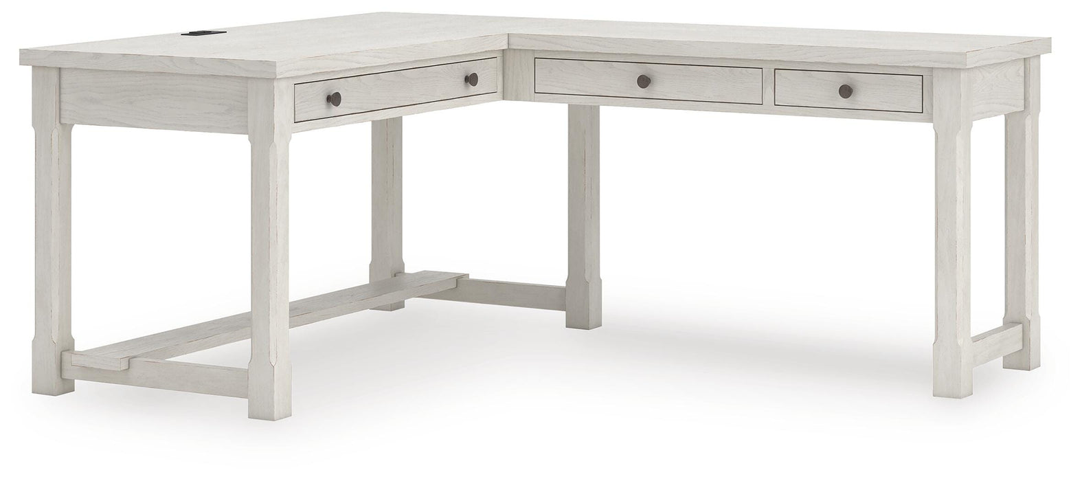 Robbinsdale L-Shaped Home Office Desk - De Avenue Furniture