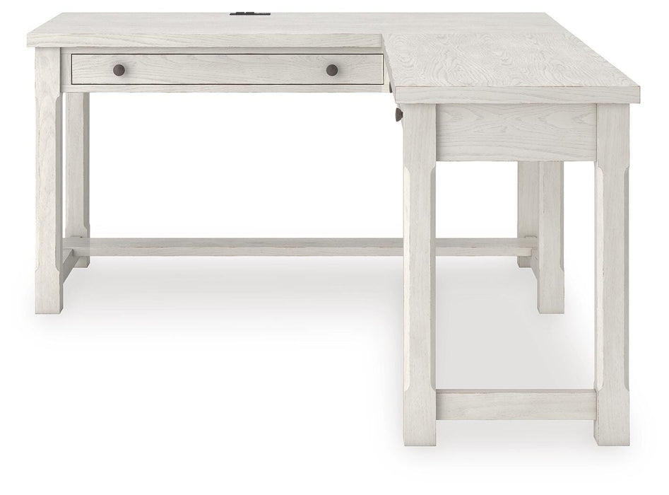 Robbinsdale L-Shaped Home Office Desk - De Avenue Furniture