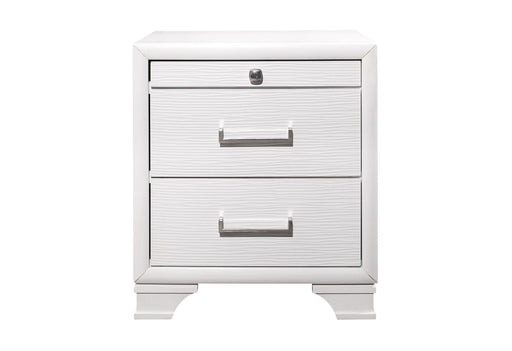 Jordyn White Nightstand - De Avenue Furniture