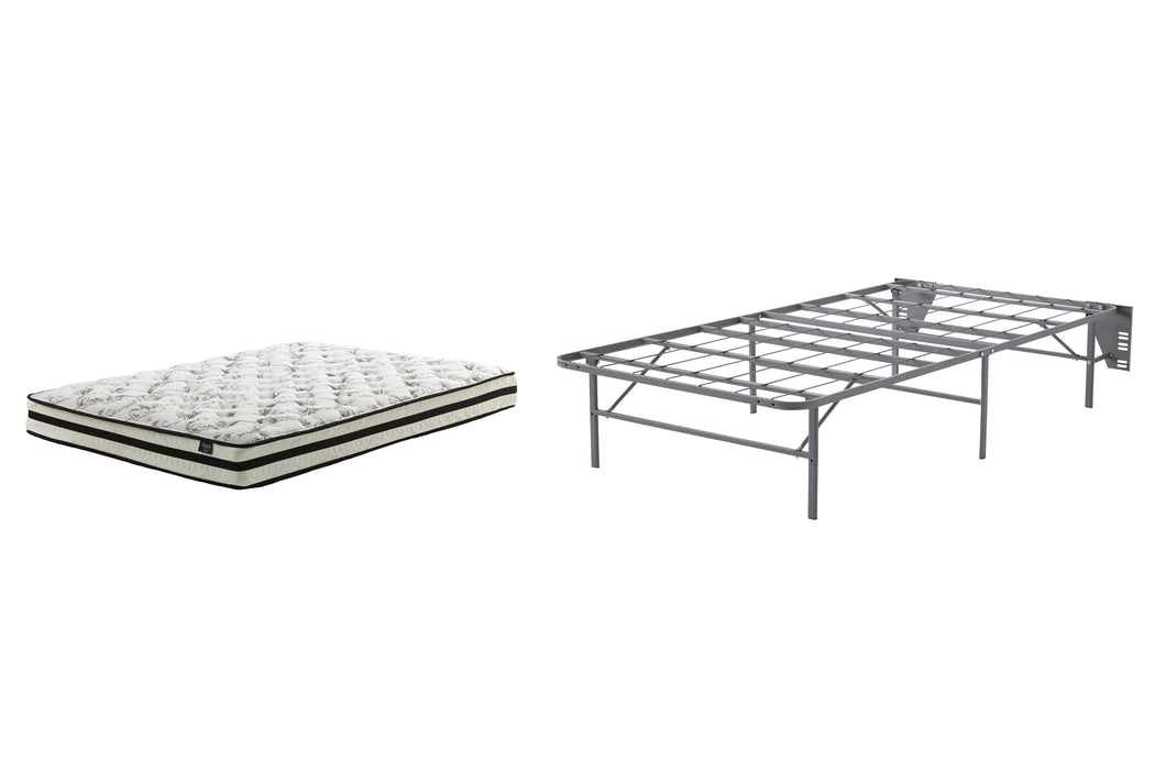 8 Inch Chime Innerspring Mattress Set - De Avenue Furniture