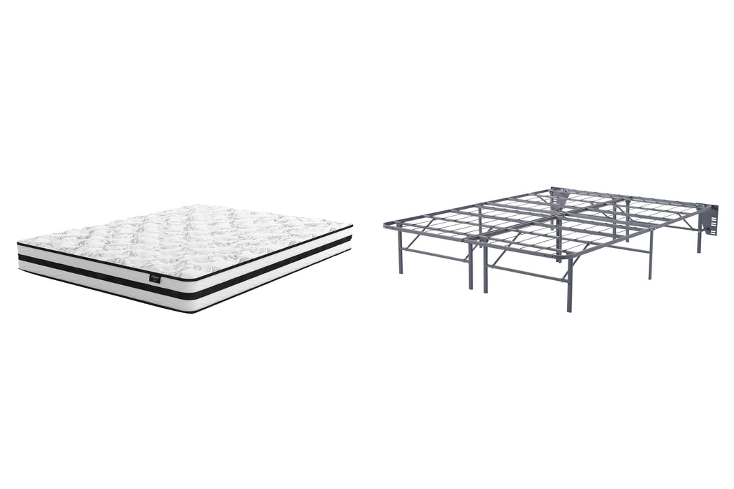 8 Inch Chime Innerspring Mattress Set - De Avenue Furniture