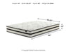 Chime 10 Inch Hybrid 10 Inch Mattress and Pillow - De Avenue Furniture
