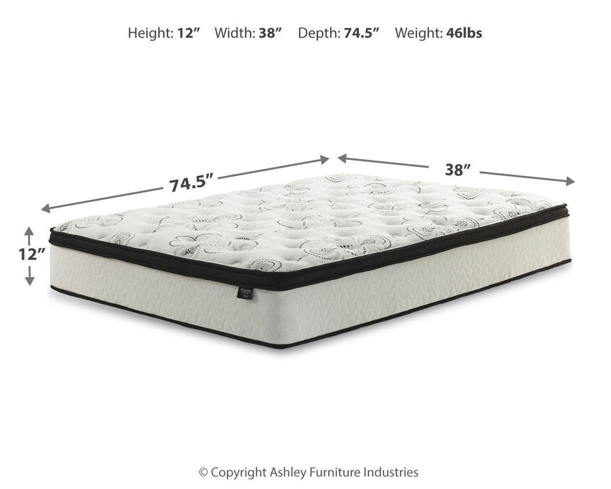 Chime 12 Inch Hybrid Mattress in a Box - De Avenue Furniture