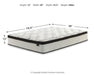 Chime 12 Inch Hybrid Mattress in a Box - De Avenue Furniture