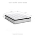 Chime 12 Inch Hybrid Mattress in a Box - De Avenue Furniture