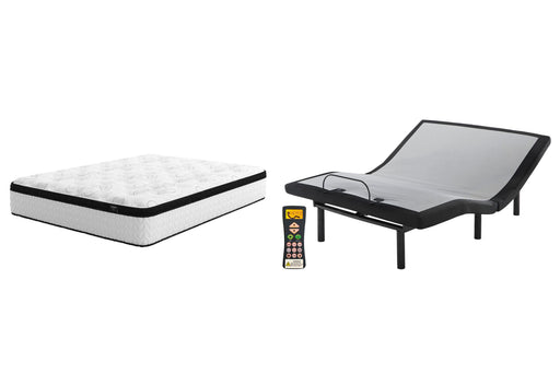 Chime 12 Inch California King Hybrid Mattress Package - De Avenue Furniture