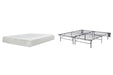 10 Inch Chime Memory Foam Mattress Set - De Avenue Furniture