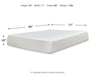 10 Inch Chime Memory Foam Mattress Set - De Avenue Furniture