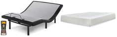 10 Inch Chime Memory Foam Mattress Set - De Avenue Furniture
