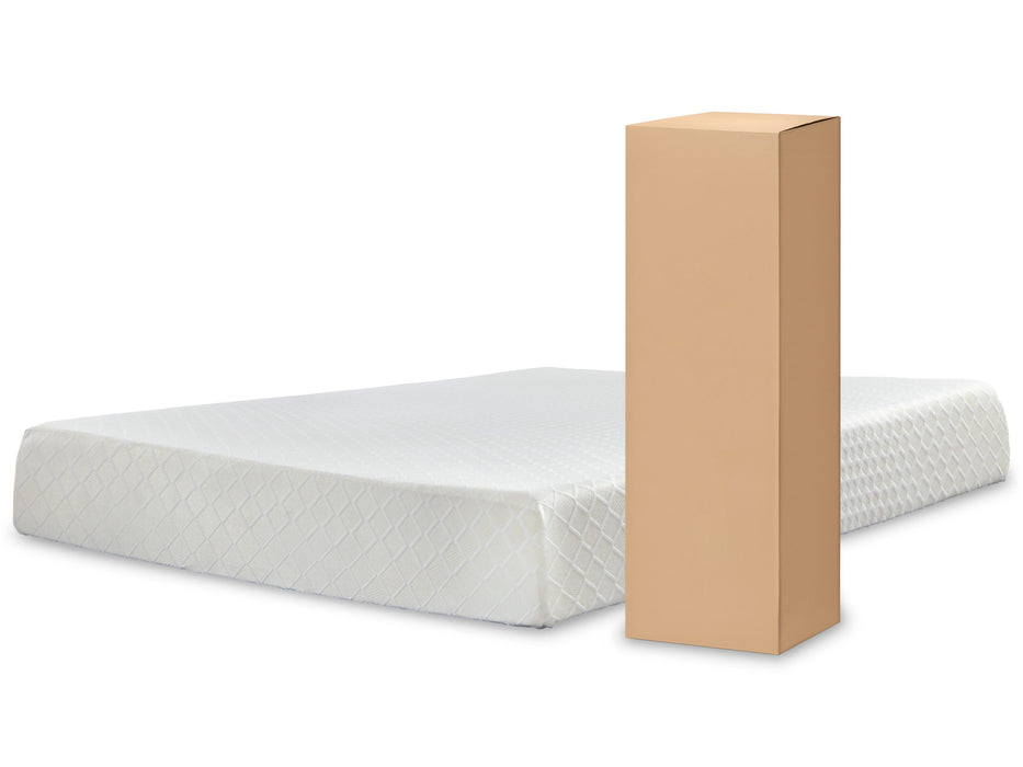 10 Inch Chime Memory Foam Mattress Set - De Avenue Furniture