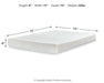 Chime 8 Inch Memory Foam Mattress in a Box - De Avenue Furniture
