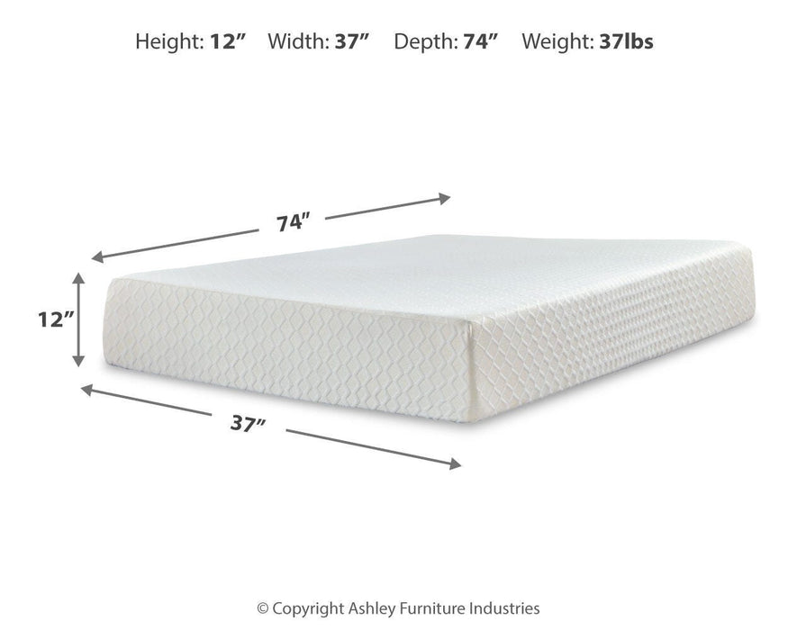 Chime 12 Inch Memory Foam Mattress in a Box - De Avenue Furniture