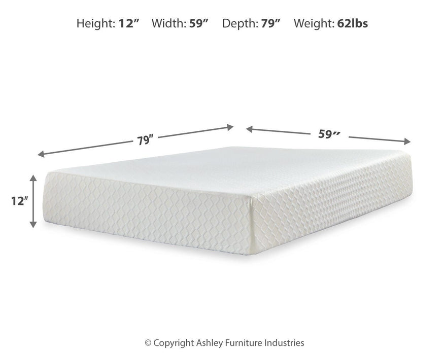 Chime 12 Inch Memory Foam Mattress in a Box - De Avenue Furniture
