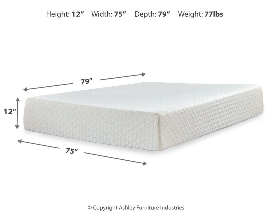 Chime 12 Inch Memory Foam Mattress in a Box - De Avenue Furniture