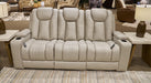 Elevate Edges Reclining Sofa with Drop Down Table - De Avenue Furniture