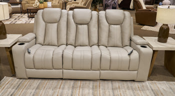 Elevate Edges Reclining Sofa with Drop Down Table - De Avenue Furniture