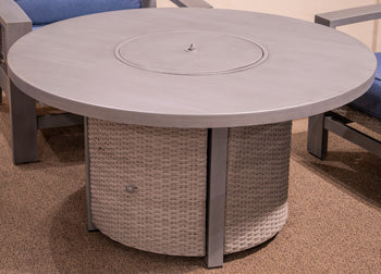 Half Moon Beach Outdoor Fire Pit Table - De Avenue Furniture