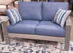 Half Moon Beach Outdoor Loveseat with Cushion - De Avenue Furniture