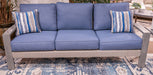 Half Moon Beach Outdoor Sofa with Cushion - De Avenue Furniture