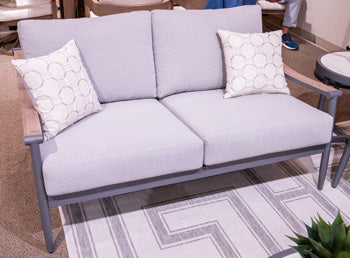 Ocean Beach Outdoor Loveseat with Cushion - De Avenue Furniture