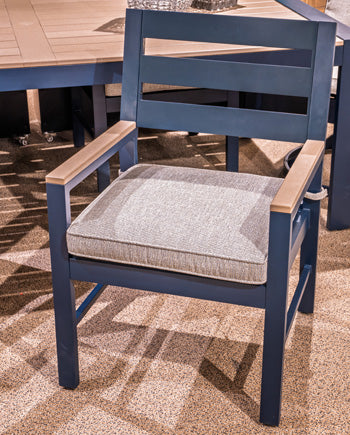 East Beach Outdoor Arm Chair with Cushion (Set of 2) - De Avenue Furniture