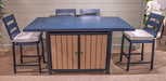 East Beach Outdoor Bar Table with Fire Pit - De Avenue Furniture