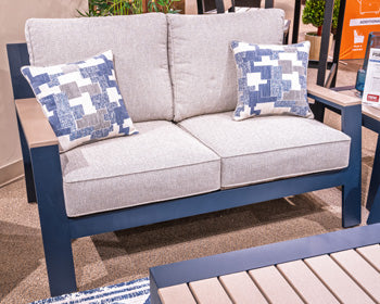 East Beach Outdoor Loveseat with Cushion - De Avenue Furniture