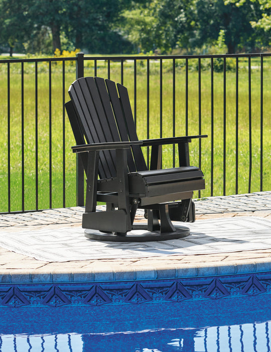 Hyland wave Outdoor Swivel Glider Chair - De Avenue Furniture