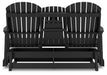 Hyland wave Outdoor Glider Loveseat - De Avenue Furniture