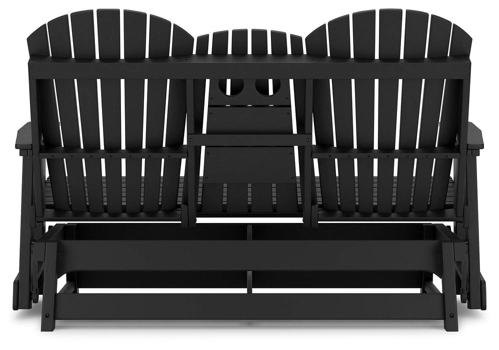Hyland wave Outdoor Glider Loveseat - De Avenue Furniture