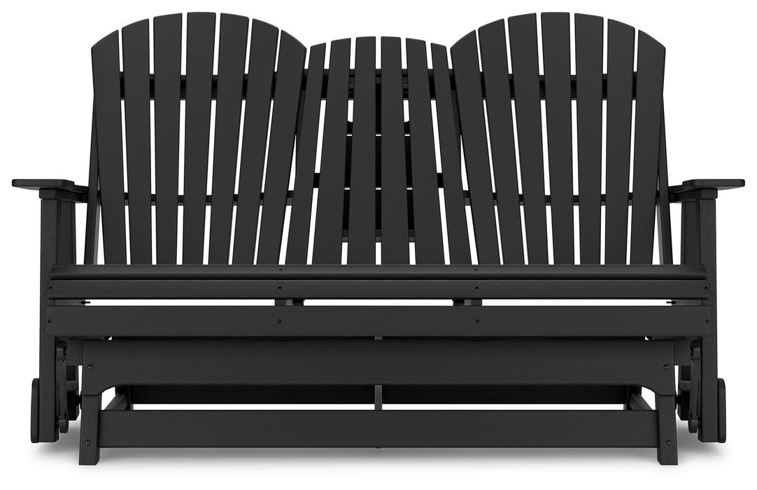 Hyland wave Outdoor Glider Loveseat - De Avenue Furniture