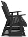 Hyland wave Outdoor Glider Loveseat - De Avenue Furniture