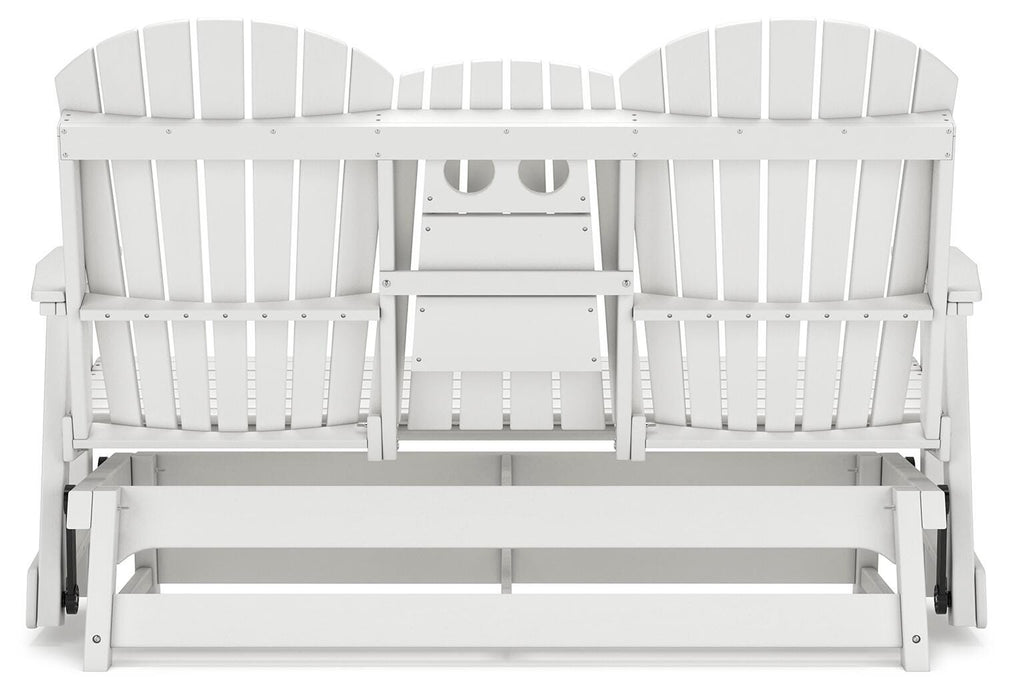Hyland wave Outdoor Glider Loveseat - De Avenue Furniture