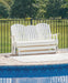 Hyland wave Outdoor Glider Loveseat - De Avenue Furniture