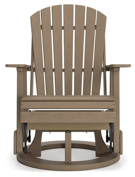 Hyland wave Outdoor Swivel Glider Chair - De Avenue Furniture