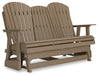 Hyland wave Outdoor Glider Loveseat - De Avenue Furniture
