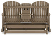 Hyland wave Outdoor Glider Loveseat - De Avenue Furniture