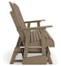 Hyland wave Outdoor Glider Loveseat - De Avenue Furniture