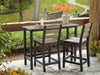 Shoreline Beach Outdoor Counter Table and 2 Barstools - De Avenue Furniture
