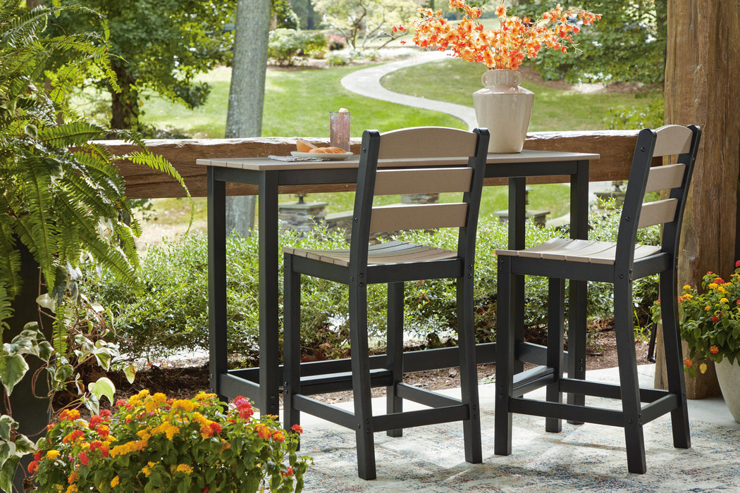 Shoreline Beach Outdoor Counter Table and 2 Barstools - De Avenue Furniture