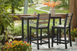 Shoreline Beach Outdoor Counter Table and 2 Barstools - De Avenue Furniture