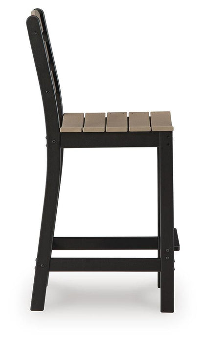 Shoreline Beach Outdoor Counter Table and 2 Barstools - De Avenue Furniture