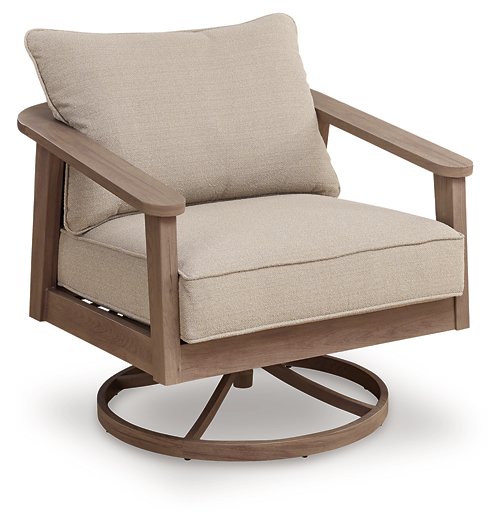 Harmony Headlands Outdoor Swivel Lounge with Cushion - De Avenue Furniture