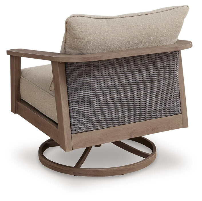 Harmony Headlands Outdoor Swivel Lounge with Cushion - De Avenue Furniture
