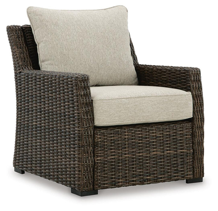 Brook Ranch Outdoor Lounge Chair with Cushion - De Avenue Furniture