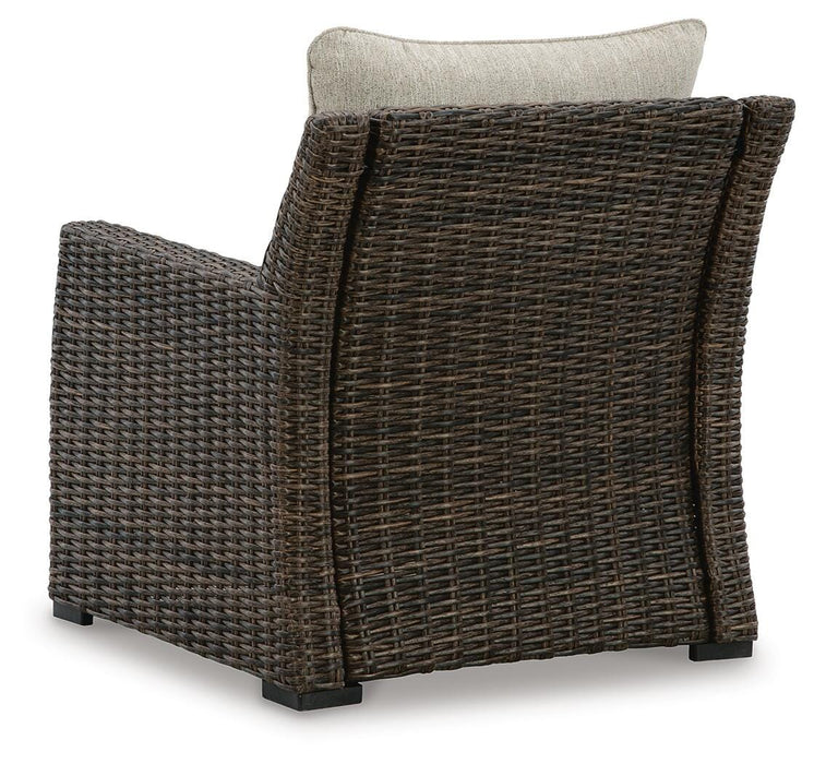 Brook Ranch Outdoor Lounge Chair with Cushion - De Avenue Furniture
