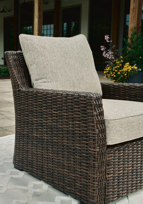 Brook Ranch Outdoor Lounge Chair with Cushion - De Avenue Furniture