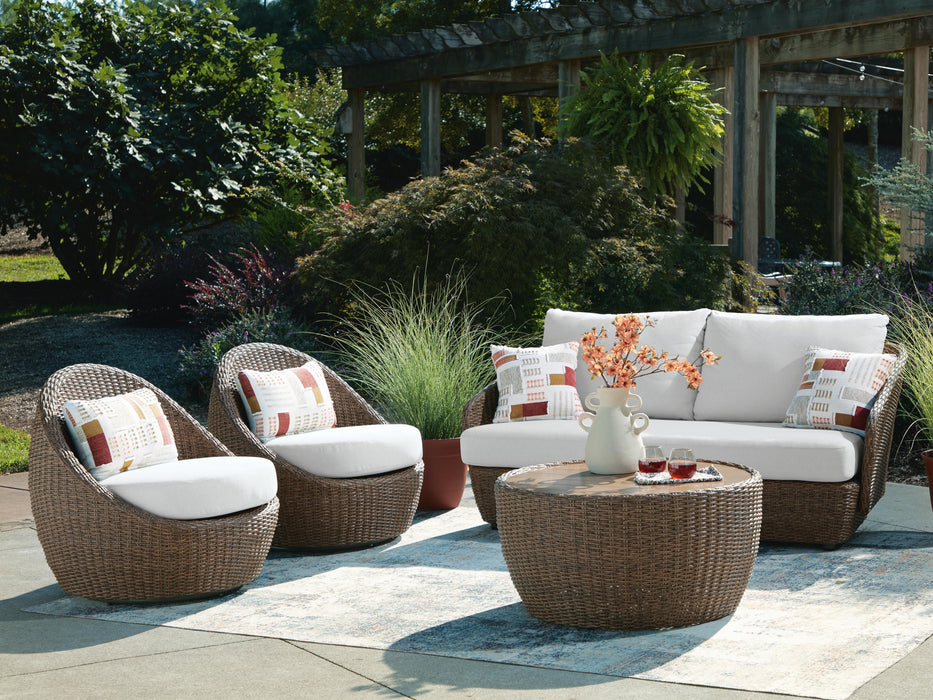 Double Point Outdoor Seating Set - De Avenue Furniture