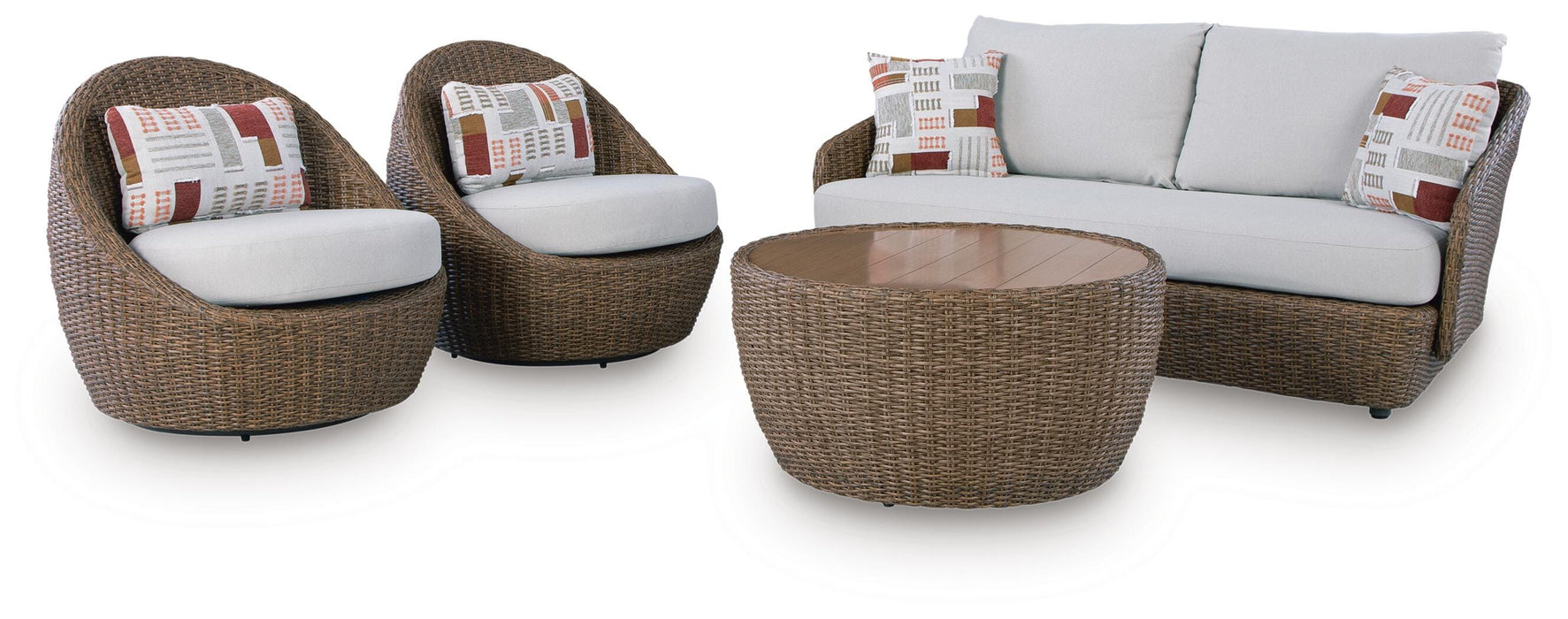 Double Point Outdoor Seating Set - De Avenue Furniture